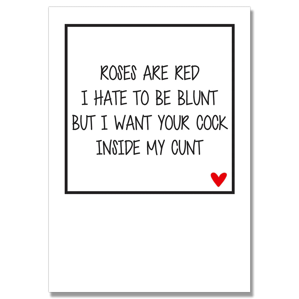 Blank Blunt Cunt Card #1 image